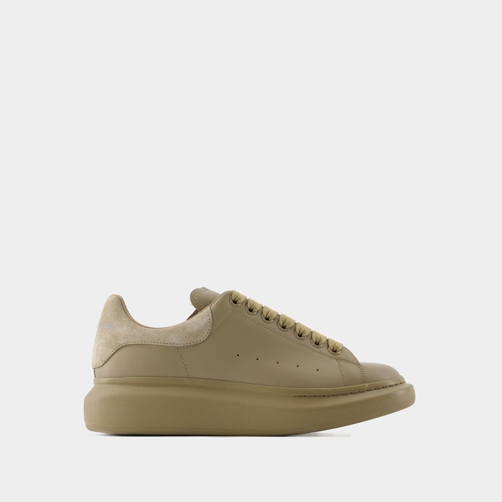 Shop Alexander Mcqueen Oversized Sneakers -  - Leather - Brown