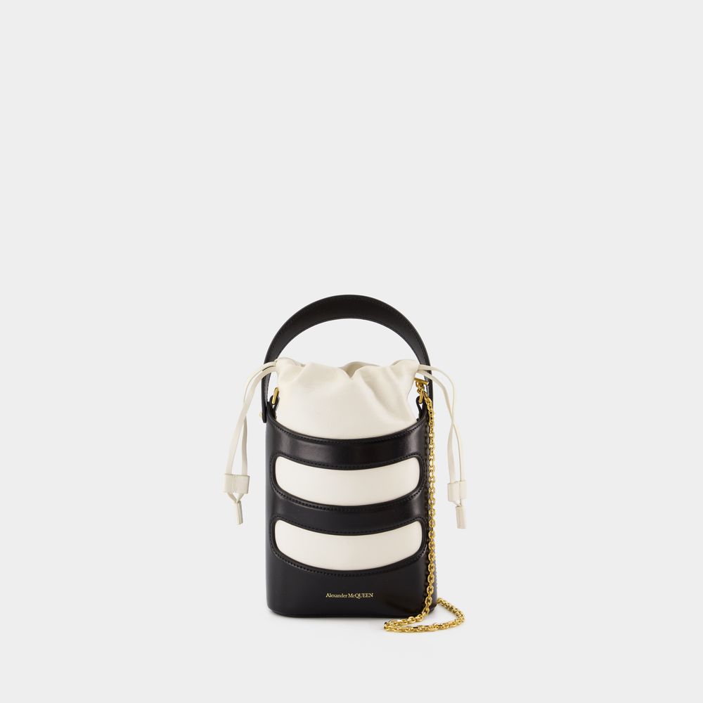 Shop Alexander Mcqueen The Rise Mini Crossbody -  - Leather - Black