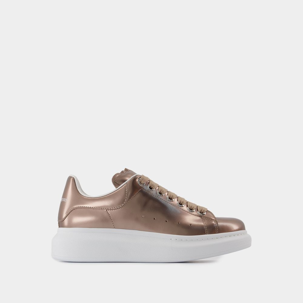 Alexander Mcqueen Women's Oversized Sneakers In Beige