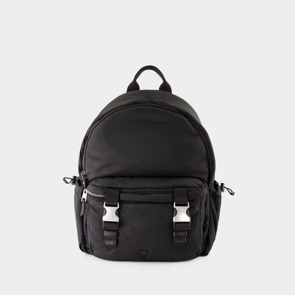 Ami Alexandre Mattiussi Backpack Ami De Coeur - Ami Paris - Synthetic - Black