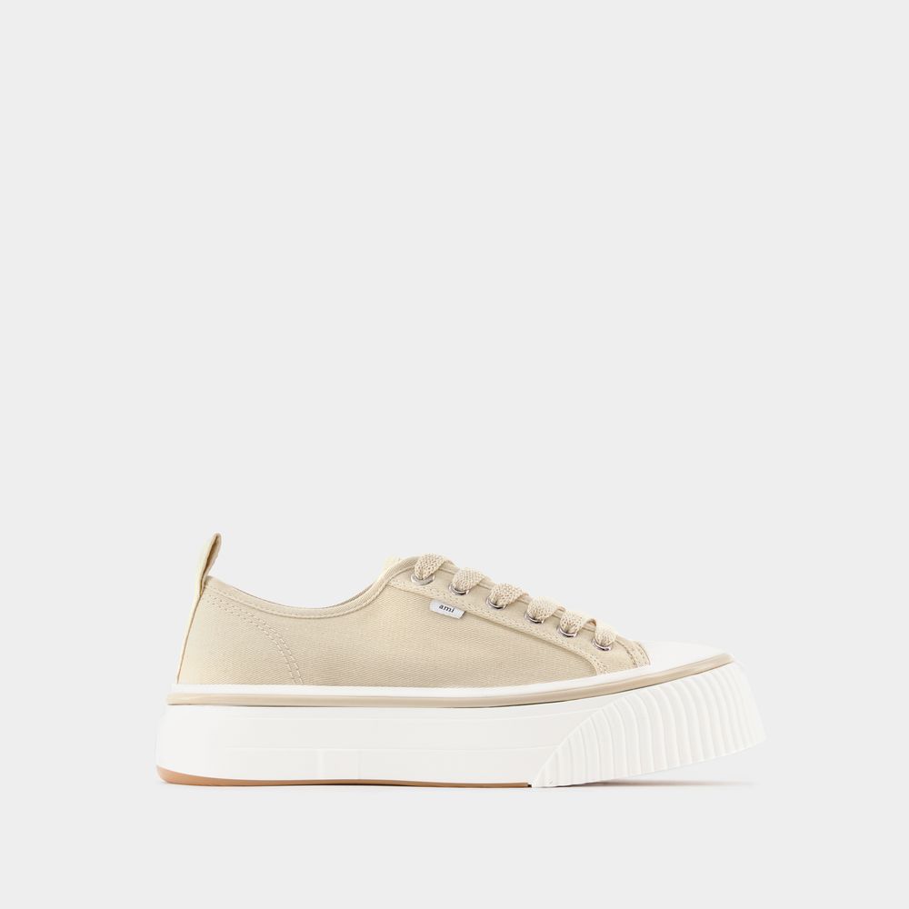【関税込み】Low Top Ami 1980 Sneakers - AMI Paris - Cotton - Ami Paris Low Top Ami 1980 Sneakers - Ami Paris - Cotton