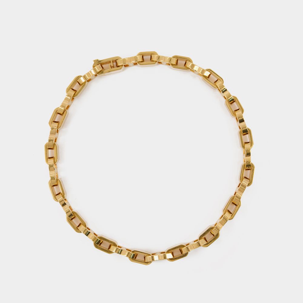 Balenciaga Hourglass Choker Necklace -  - Gold