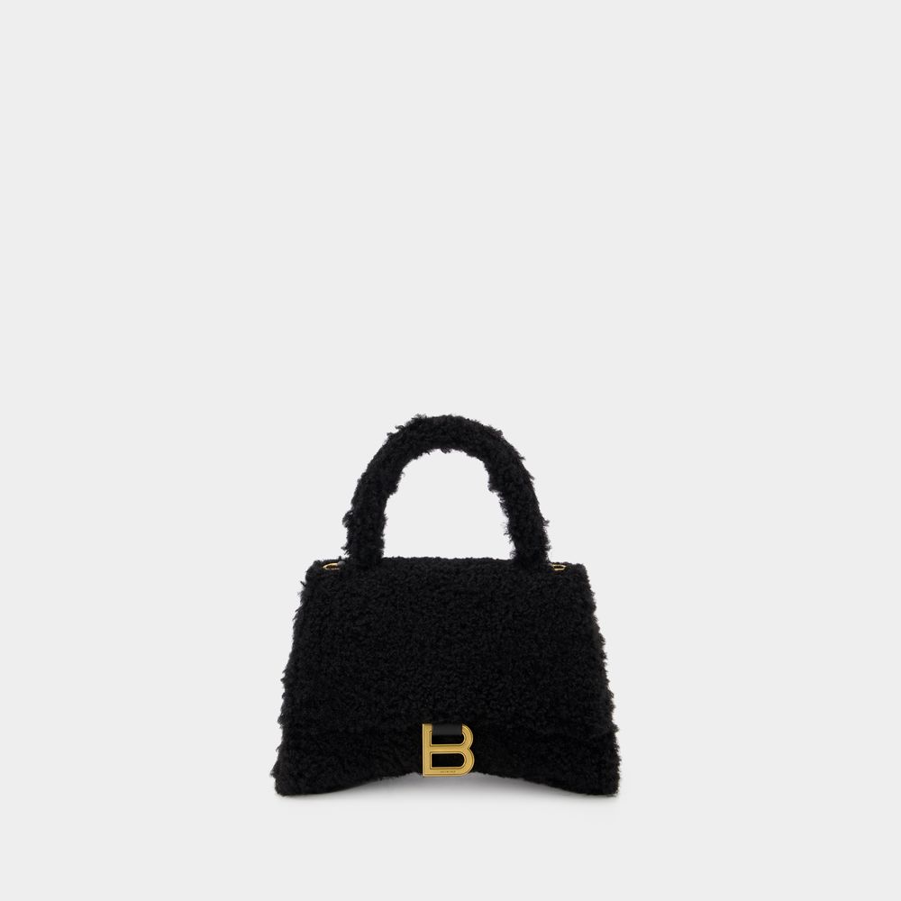 Shop Balenciaga Hour S W/st Bag -  -  Black - Synthetic