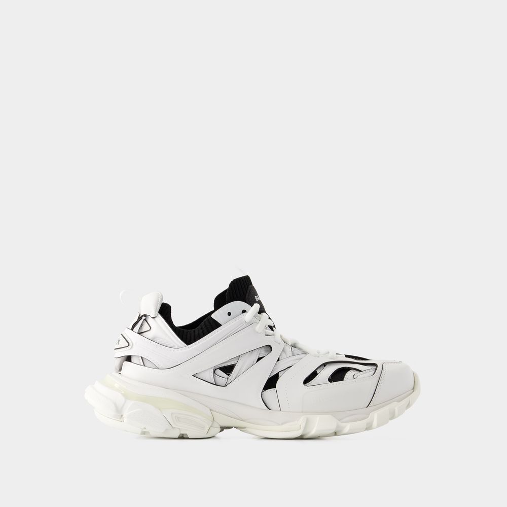 Shop Balenciaga Track Sock Sneakers -  - Schwarz/weiss In White