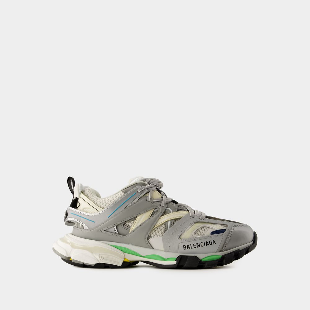 Shop Balenciaga Track Sneaker -  - Mesh - Grey