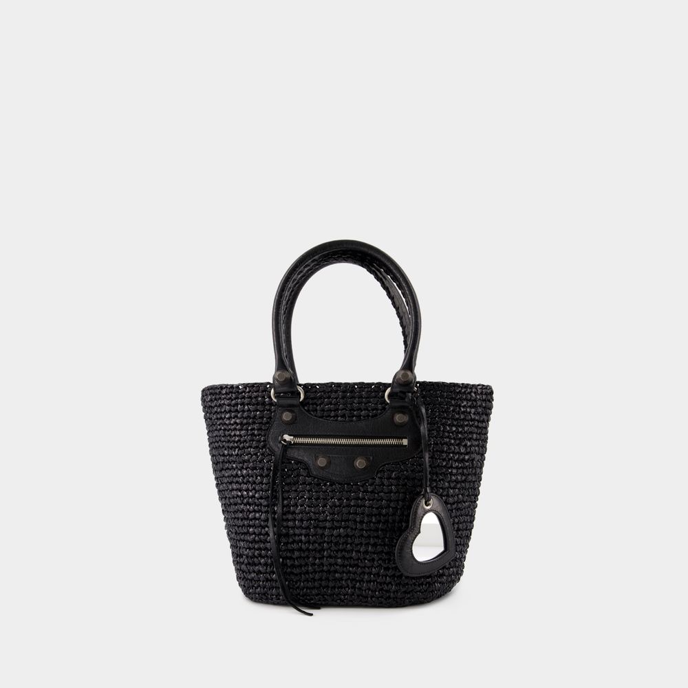 Balenciaga Le Cagole Panier M Shoulder Bag -  - Nylon - Black