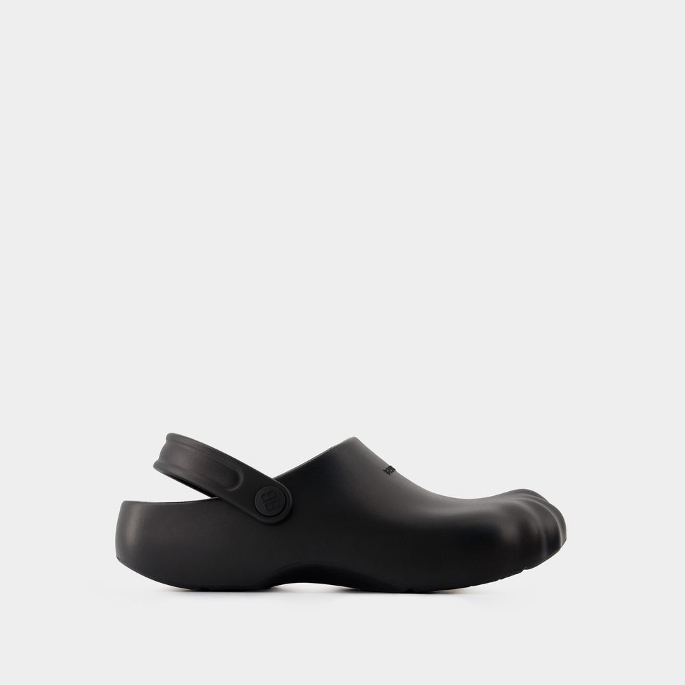 Shop Balenciaga Sandales Sunday Molded -  - Synthétique - Noir In Black