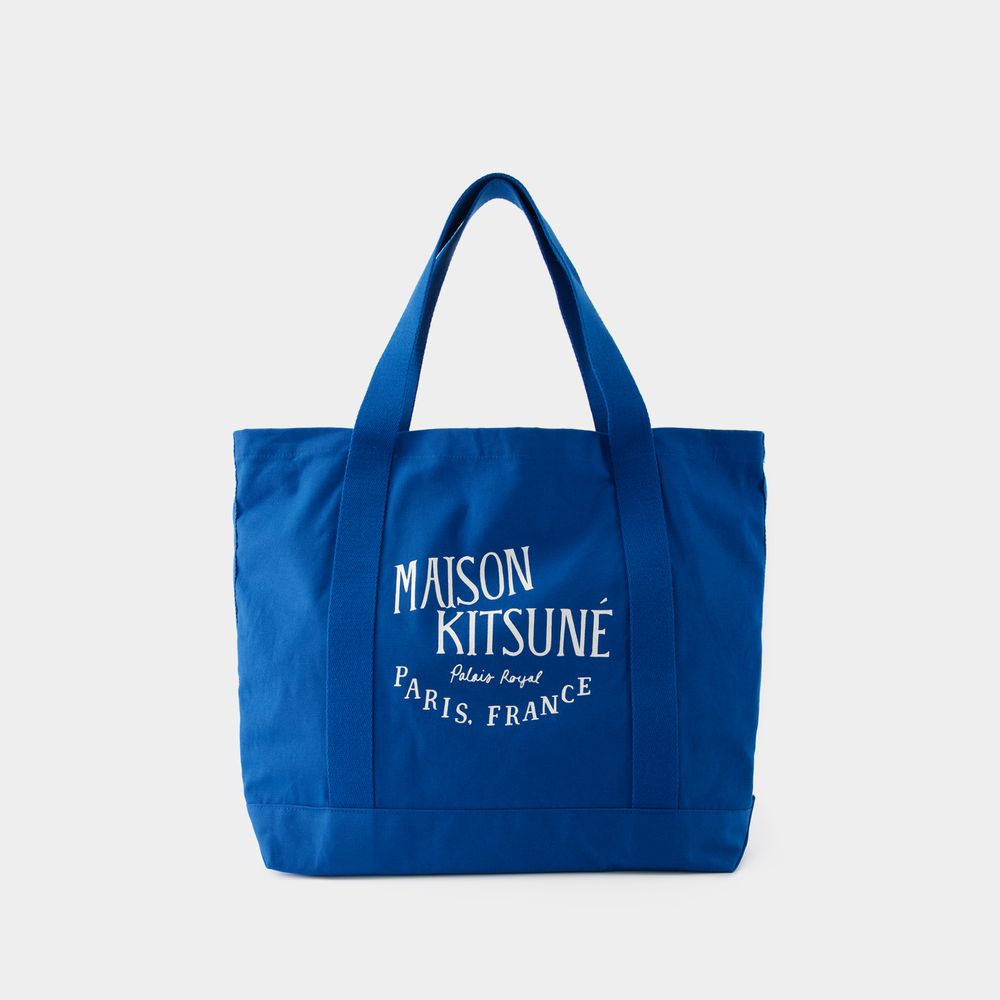 tote bag palais royal - maison kitsune - coton - bleu
