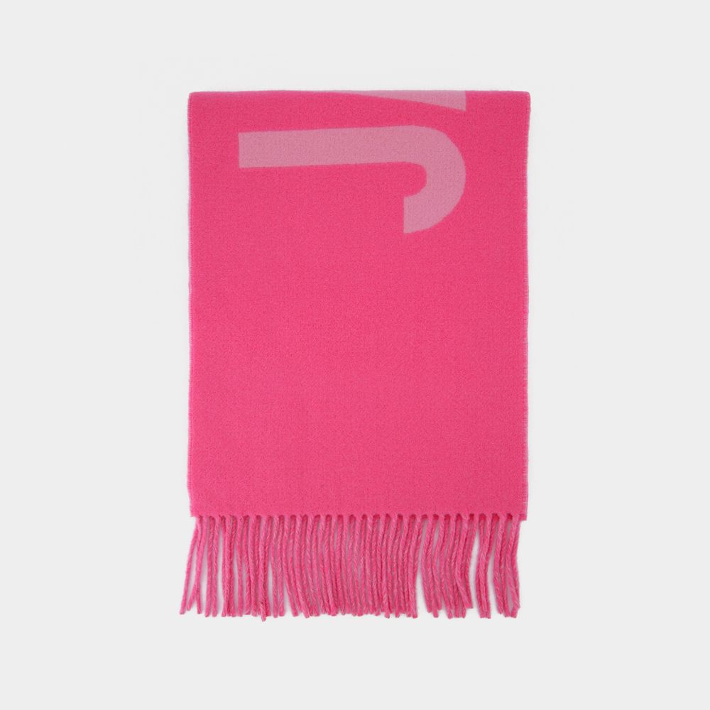 Shop Jacquemus Scarf In Pink