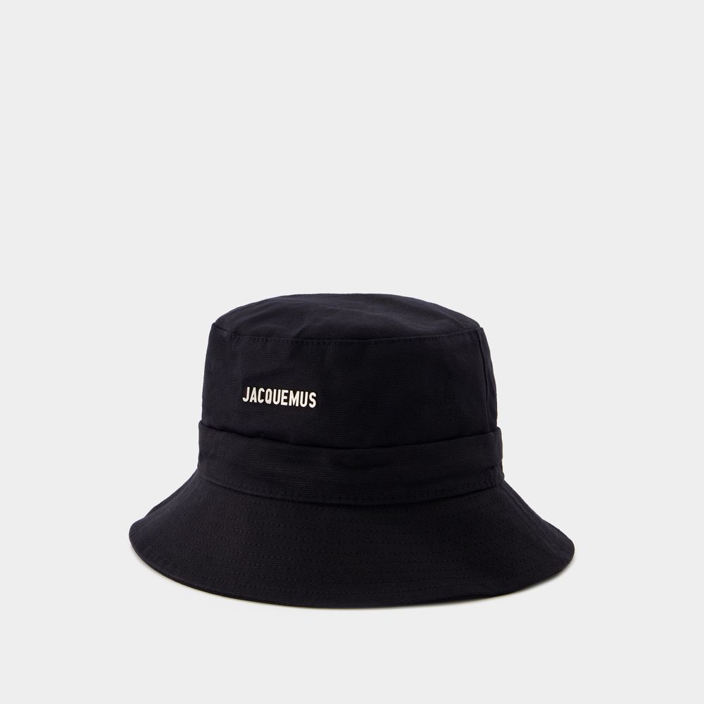 Jacquemus Gadjo Bucket Hat -  -  Black - Cotton