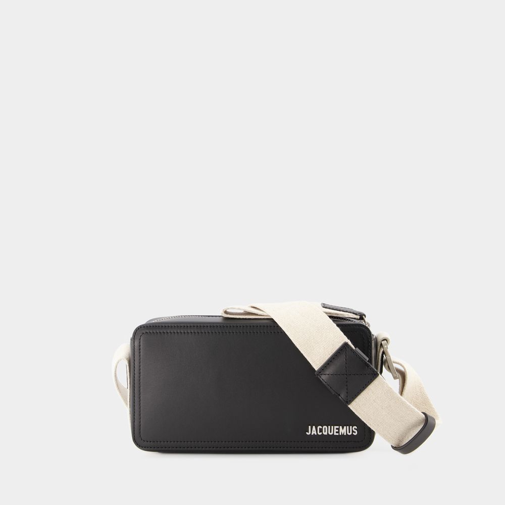 Jacquemus Le Cuerda Horizontal Crossbody - - Black - Leather In Black
