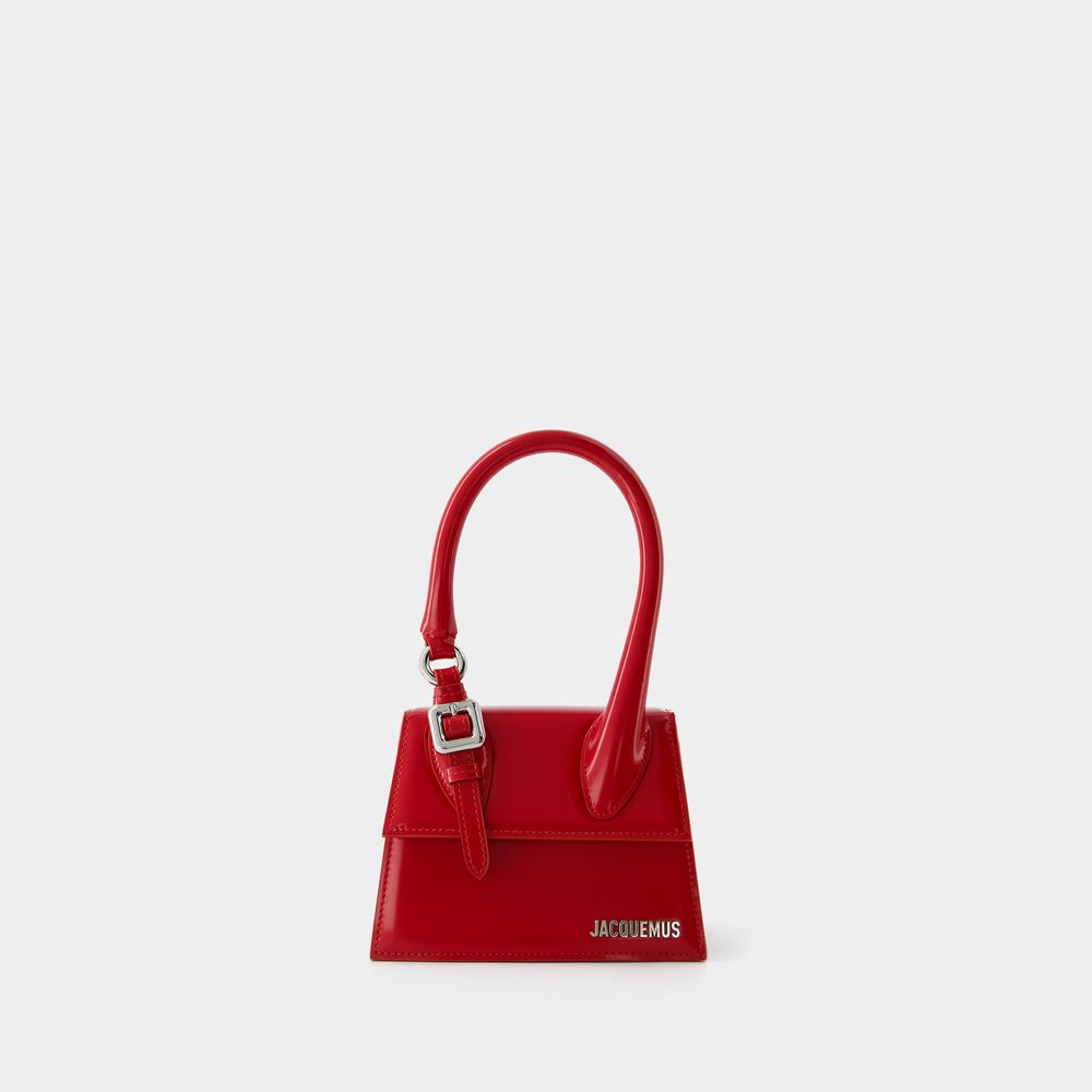 Jacquemus Le Chiquito Medium Buckle Bag -  - Leder - Rot In Red