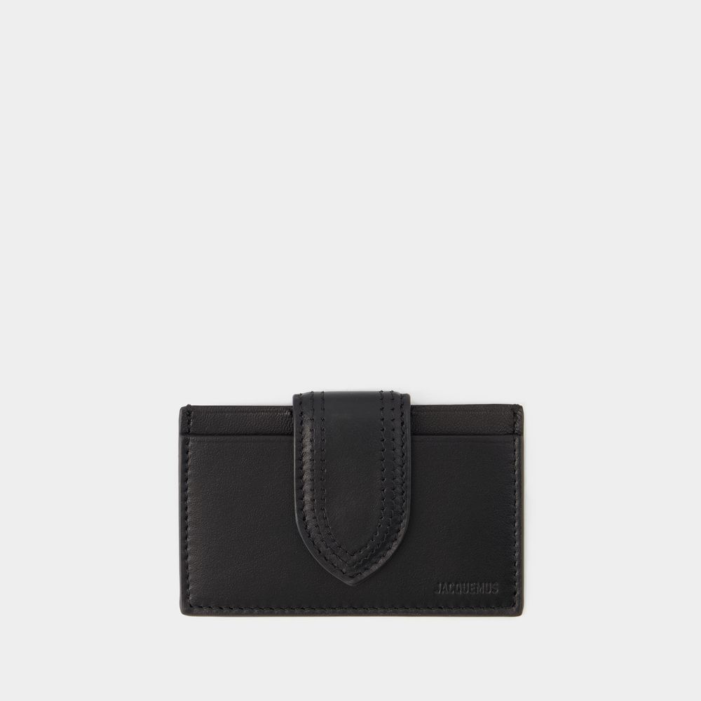 Jacquemus Bimbino Cardholder -  - Leather - Black