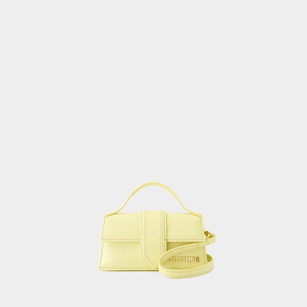 Shop Jacquemus Le Bambino Bag -  - Leather - Yellow