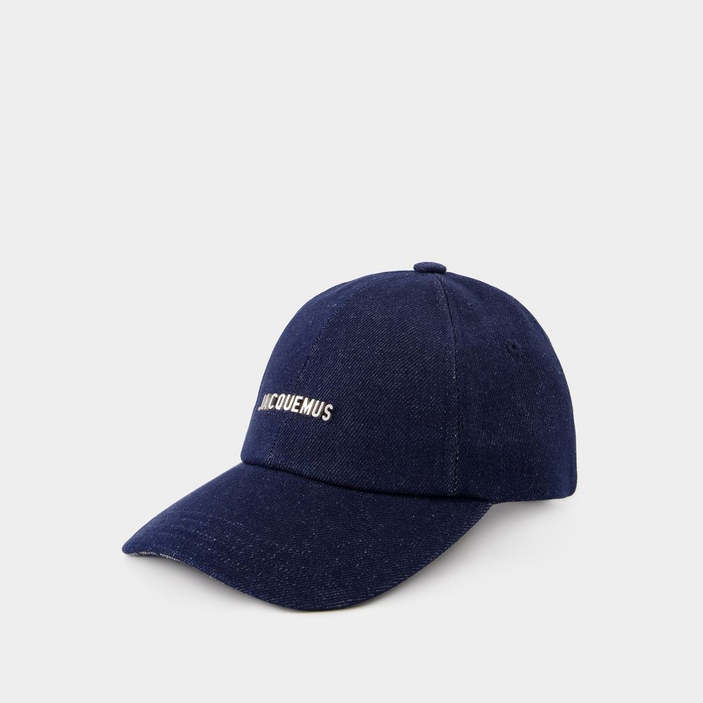 Shop Jacquemus La Casquette Gadjo Cap -  - Cotton - Blue