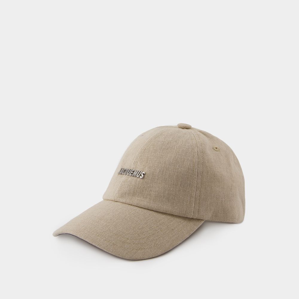 Jacquemus La Casquette Gadjo Cap -  - Cotton - Light Beige In Beige