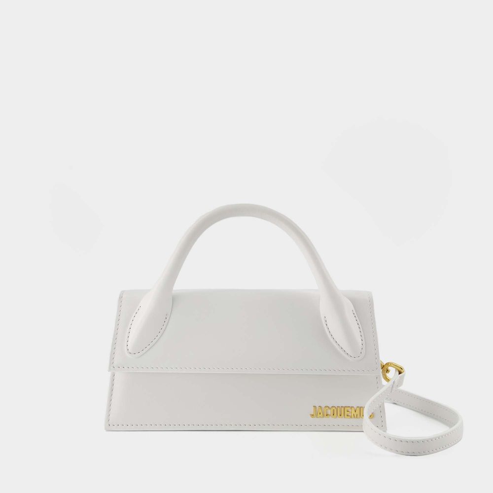 Jacquemus Le Chiquito Long Bag -  - White - Leather