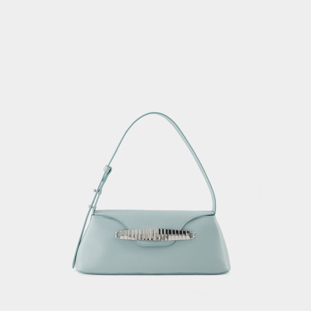 Shop Elleme Eva Hobo Bag -  - Turquoise - Leather In Blue