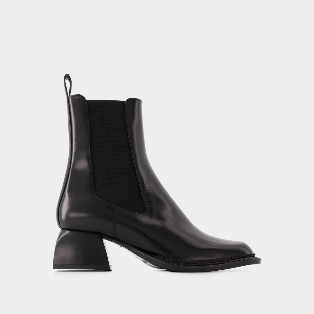 Shop Nodaleto Bulla Nellie Ankle Boots -  - Leather - Black