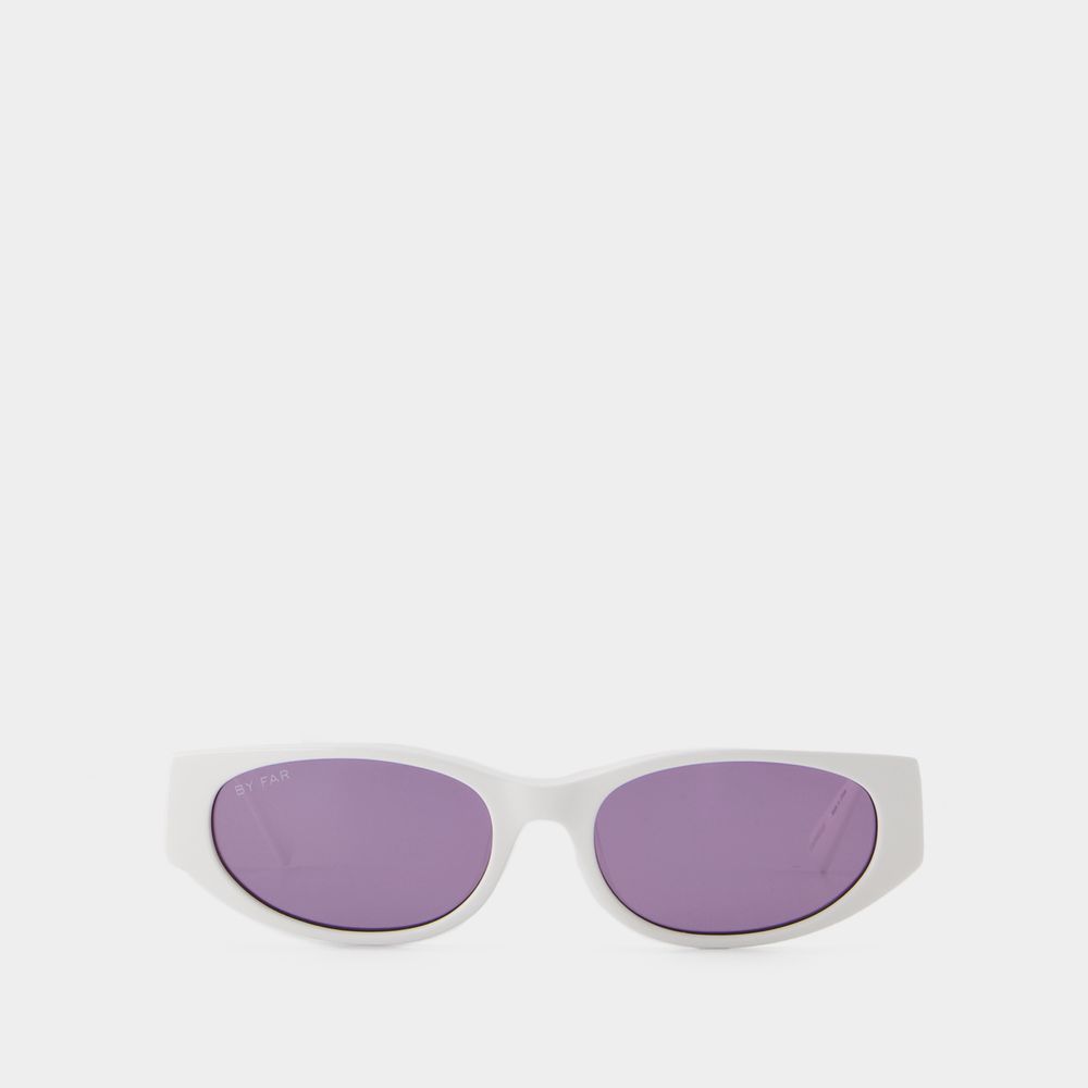 Shop By Far Sunglasses -  - Rodeo - White