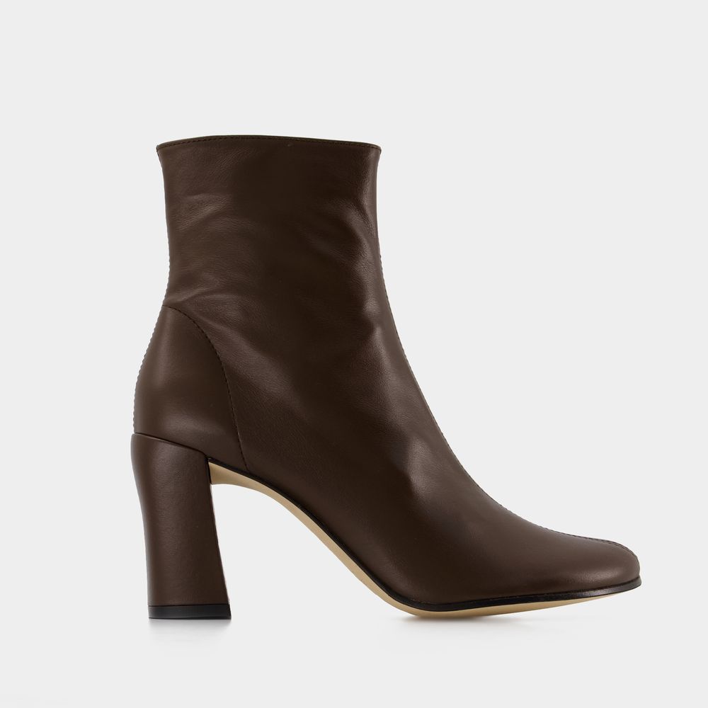 Shop By Far Vlada Ankle Boots -  - Leather - Bear In Brown