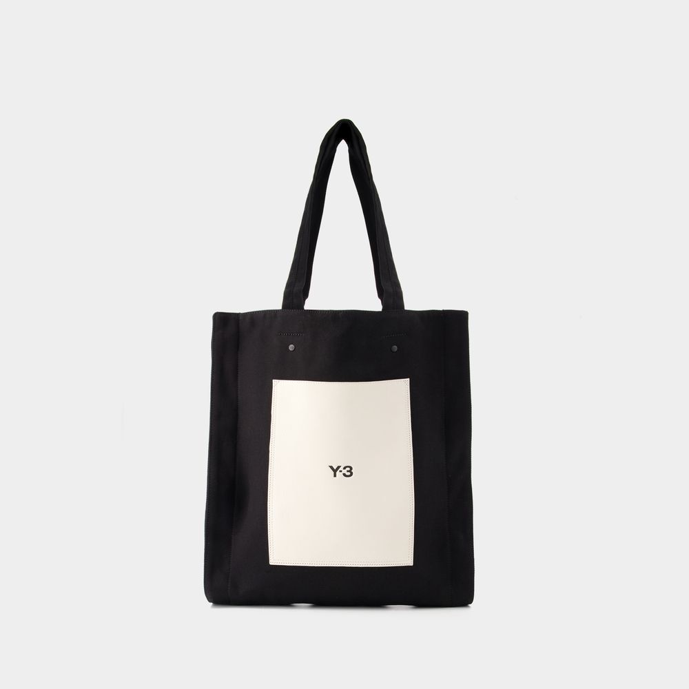 Y-3 Lux Tote Bag -  - Cotton - Black