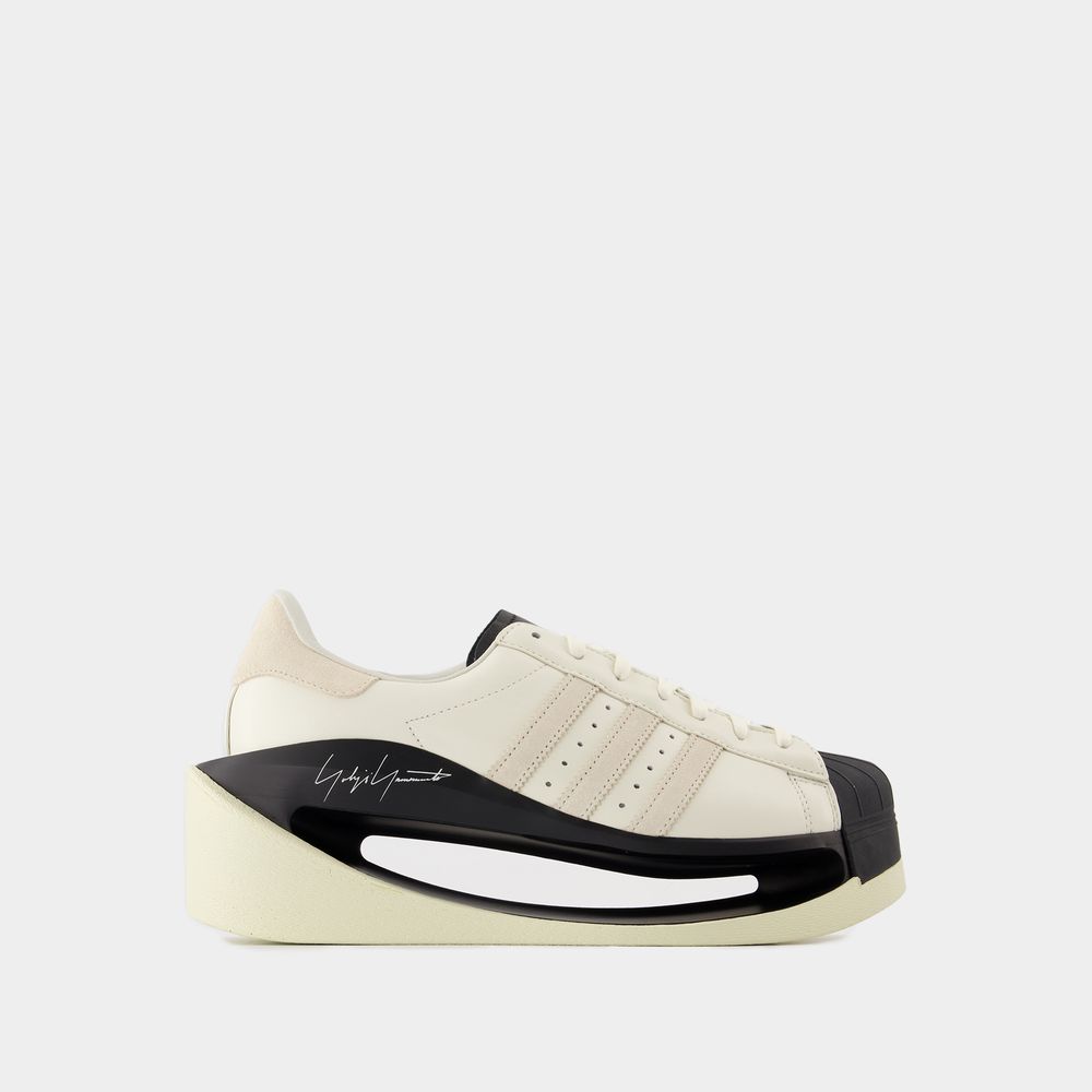 Y-3 SNEAKERS GENDO SUPERSTAR - Y-3 - CUIR - BLANC 