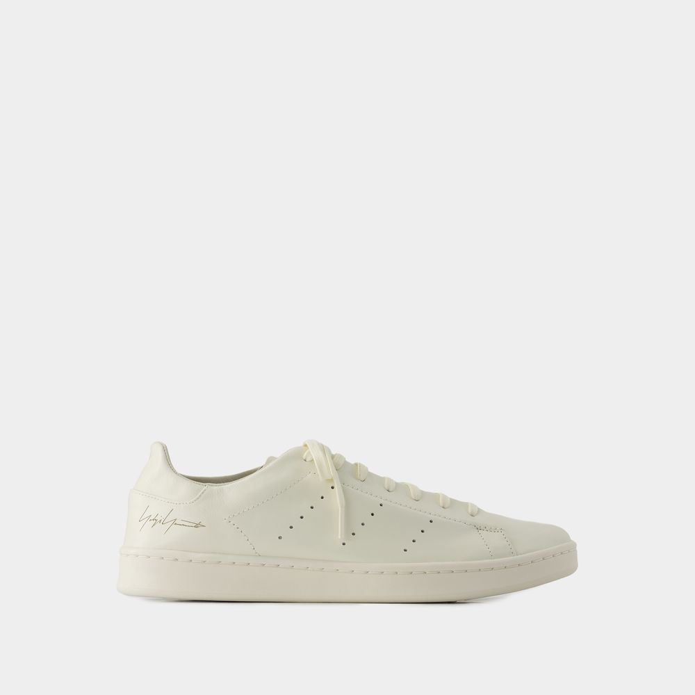 Shop Y-3 Stan Smith Sneakers -  - Leather - Off White