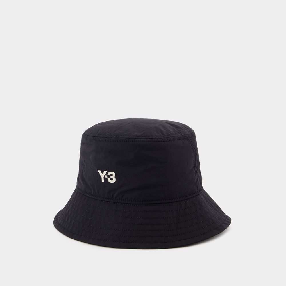 Shop Y-3 Strp B Bucket Hat -  - Synthetic - Black