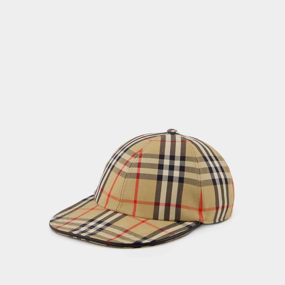 Shop Burberry Mh Vintage Cap -  - Baumwolle - Archive Beige