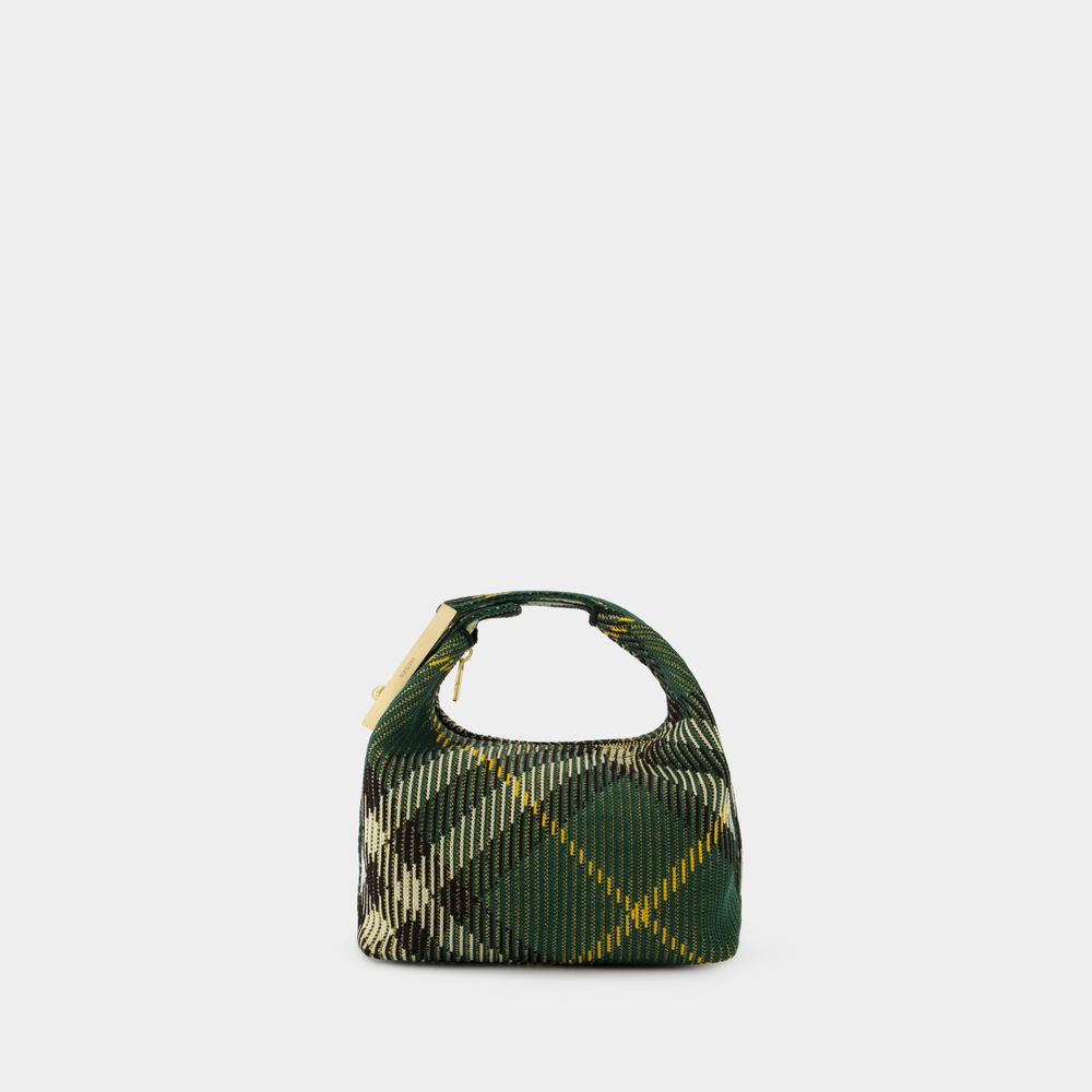 Shop Burberry Mini Peg Purse - - Nylon - Green