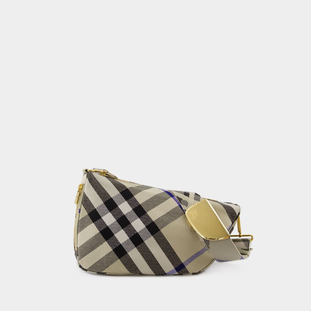 Shop Burberry Sac À Main Shield Messenger -  - Synthétique - Neutre In Neutral