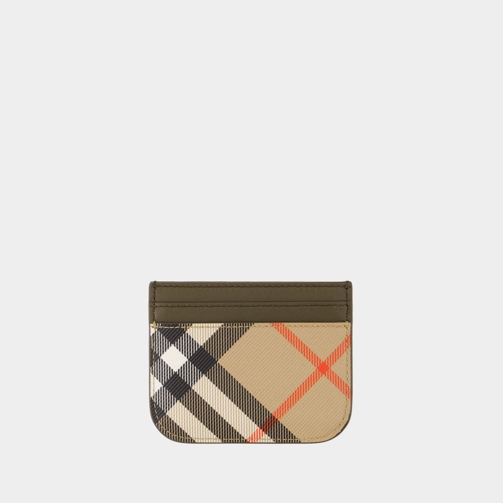 Burberry Women's Sandon Bin Card Holder In Beige