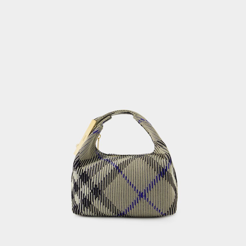 Shop Burberry Mini Peg Purse - - Nylon - Neutral