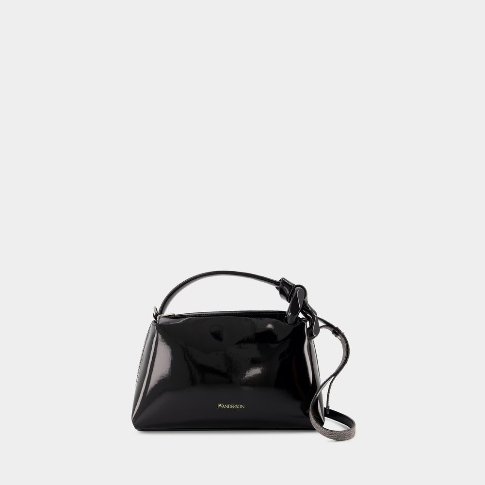 Jw Anderson The Jwa Corner Crossbody - J.w. Anderson - Cotton - Black In Black