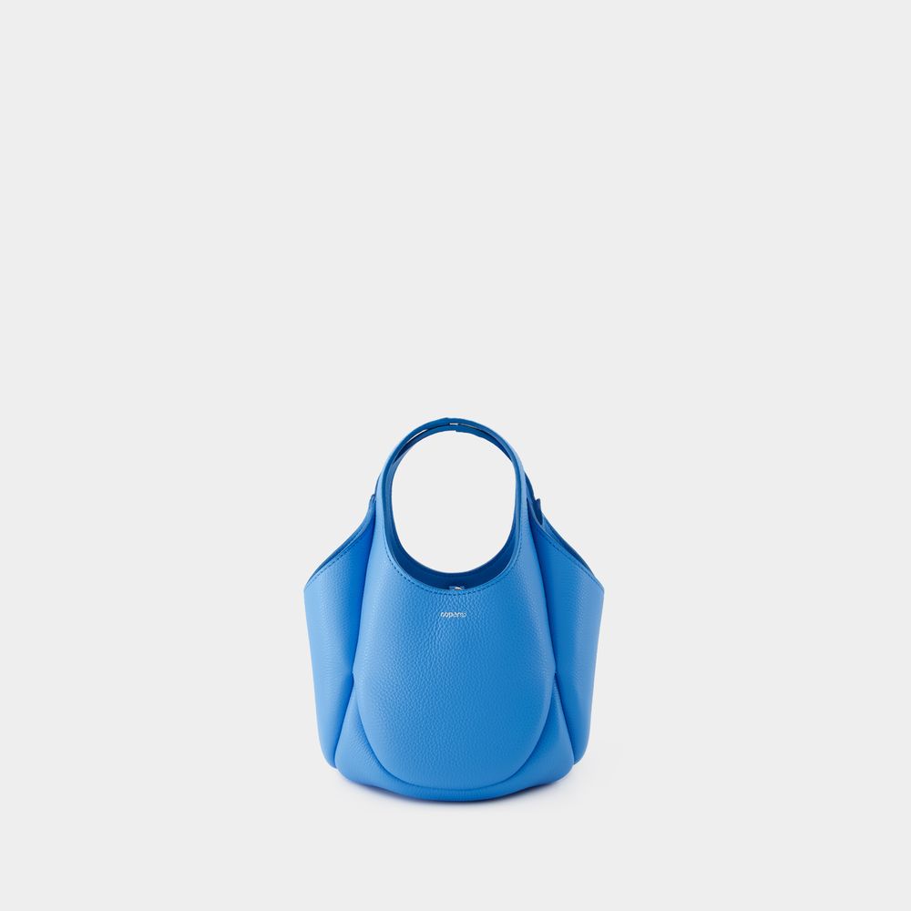 Shop Coperni Mini Bucket Swipe Shopper Bag -  - Leather - Blue