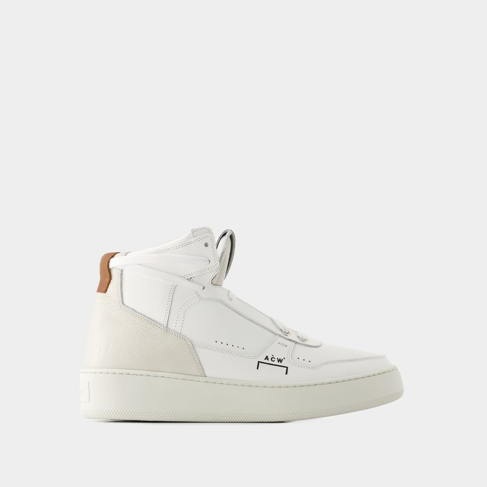 A-cold-wall* Luol Hi Top Ii Sneakers - A Cold Wall - Leather - Beige