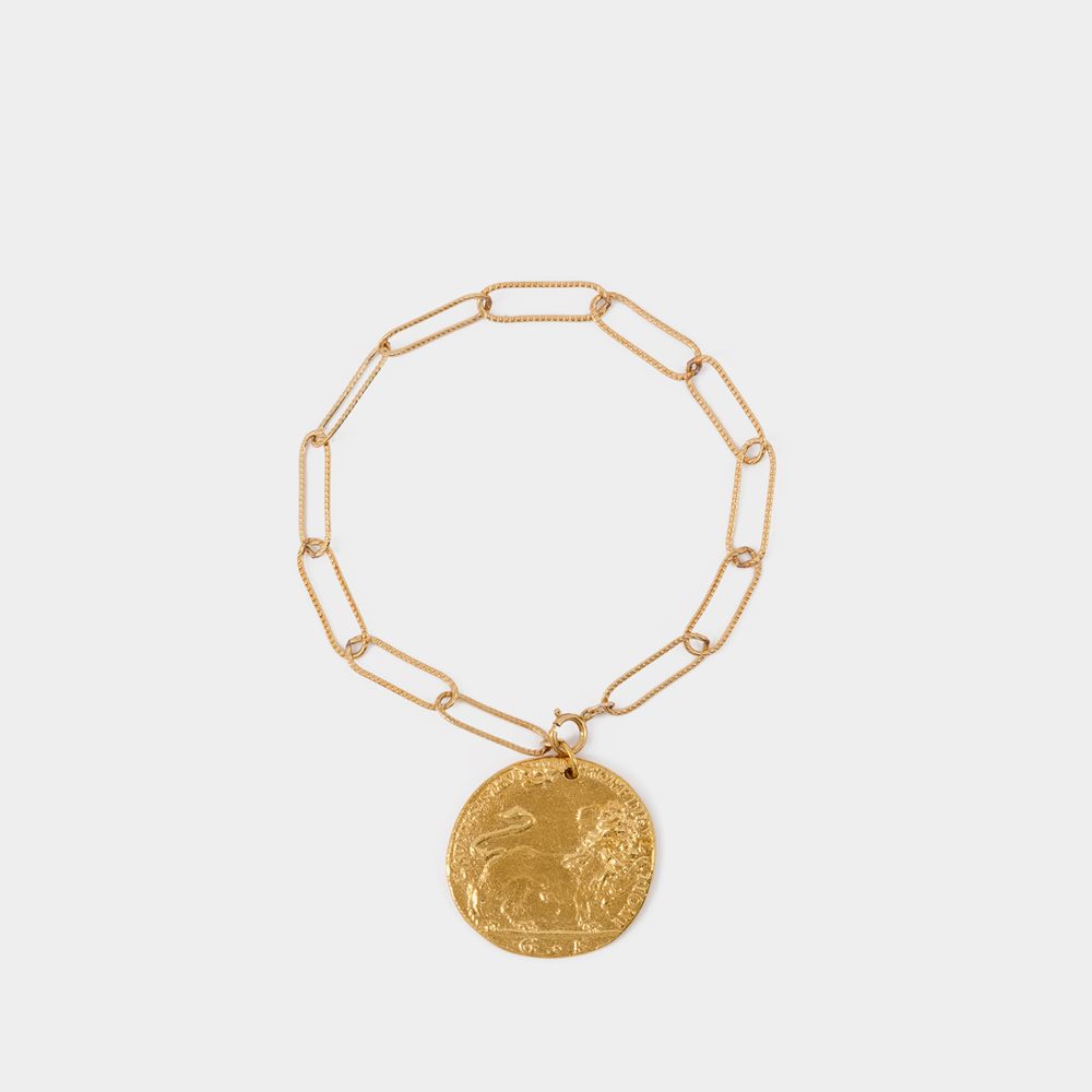 Alighieri Il Leone Bracelet In Gold