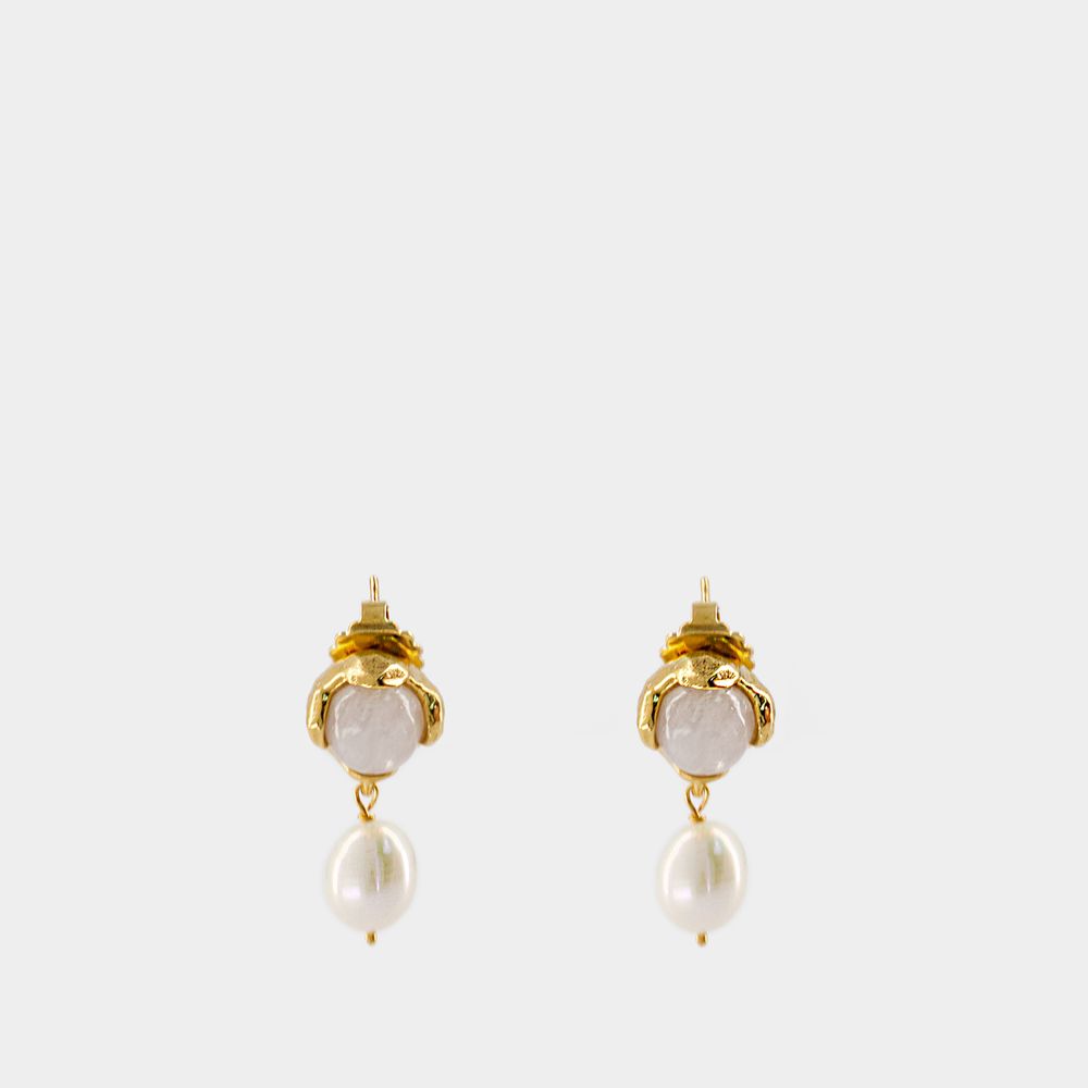 Shop Alighieri Moonlight Capture Earrings -  - Gold-plated - Gold