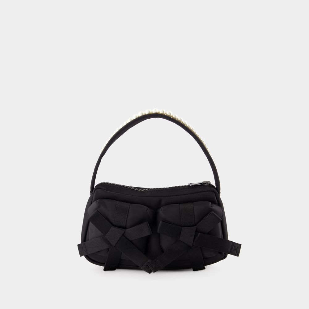 Shop Simone Rocha Utility Bow Crossbody -  - Nylon - Black