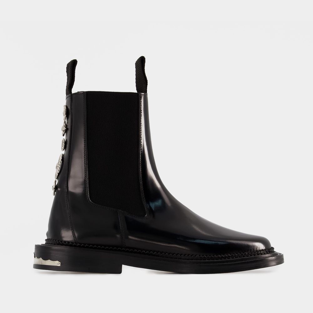 Toga Virilis Boots -  - Leather - Black