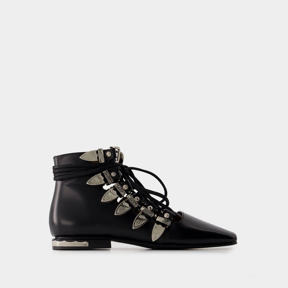 Toga Aj1284 Ankle Boots -  Pulla - Leather - Black