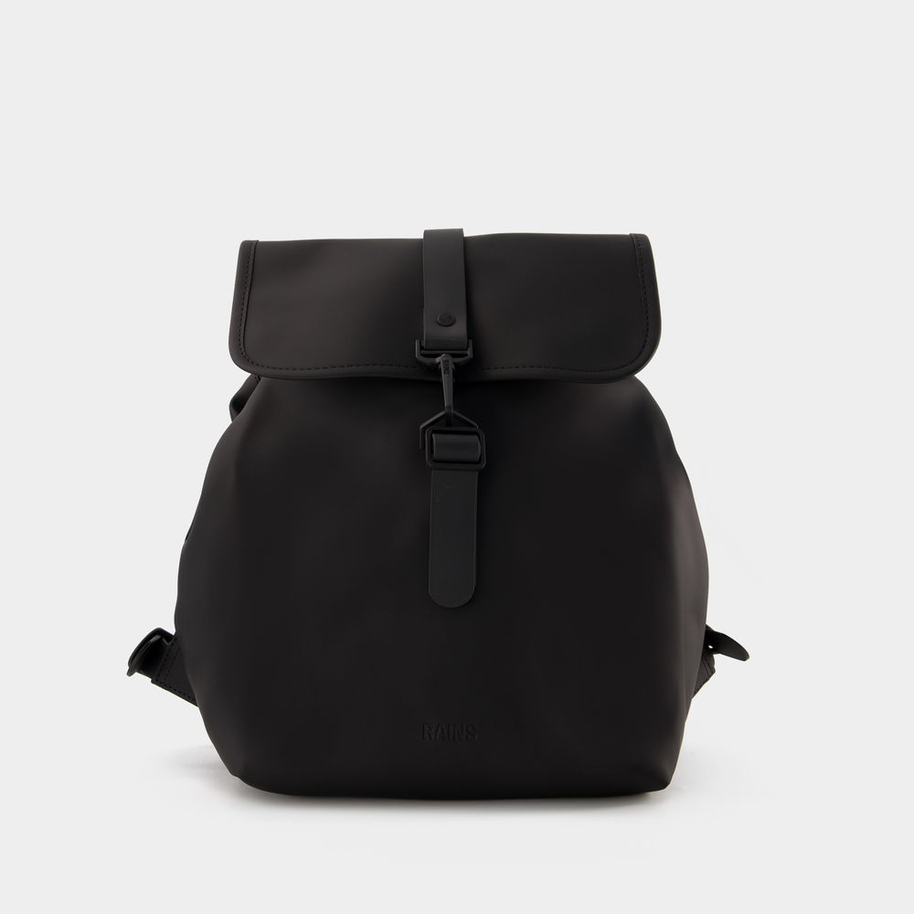 Shop Rains Bucket Backpack -  - Synthetic - Black