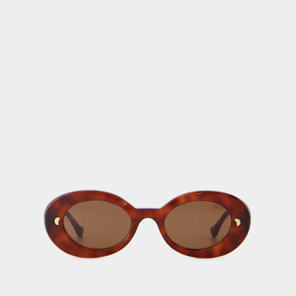 Shop Nanushka Giva Sunglasses -  - Acetate - Brown