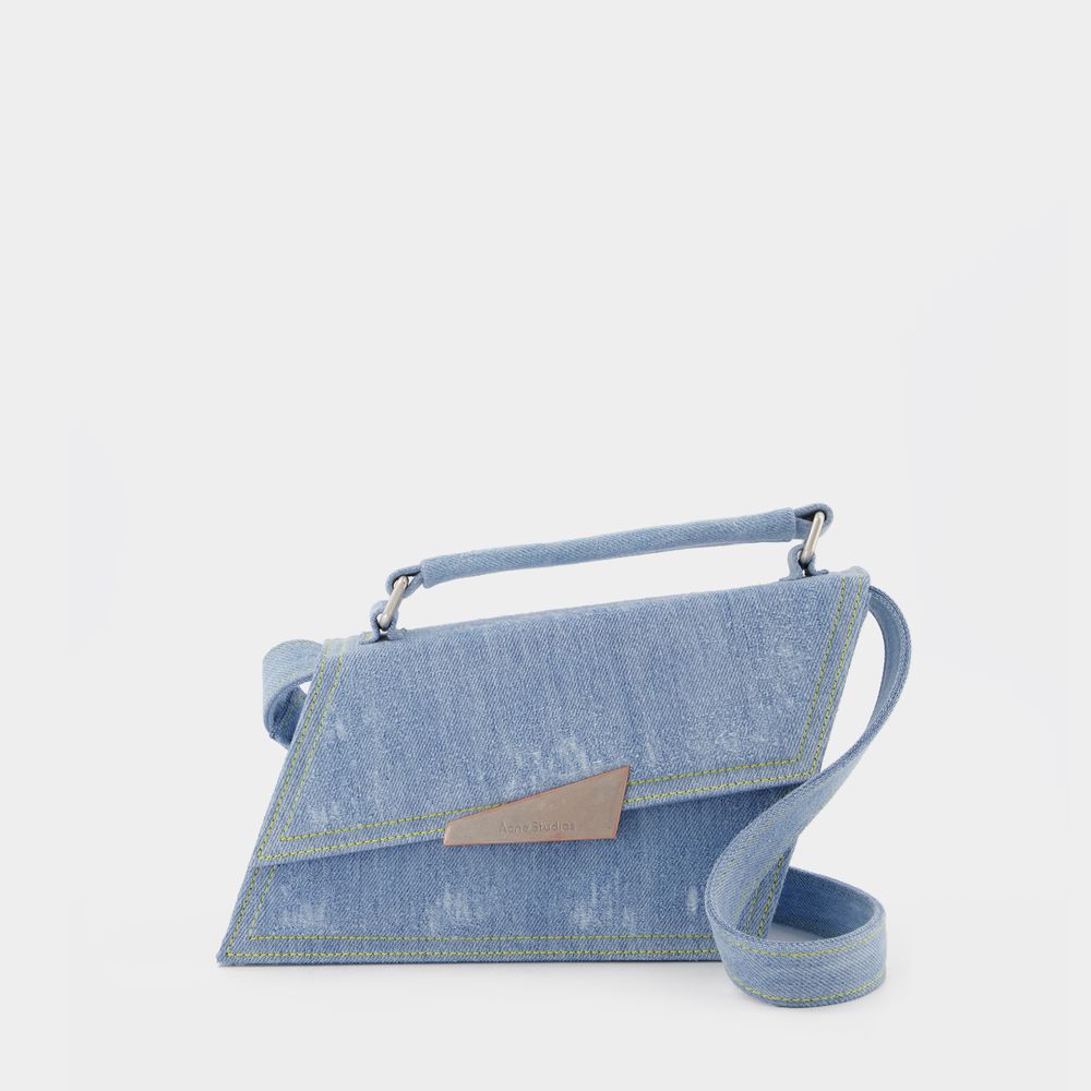Shop Acne Studios Handbag -  - Light Blue - Leather