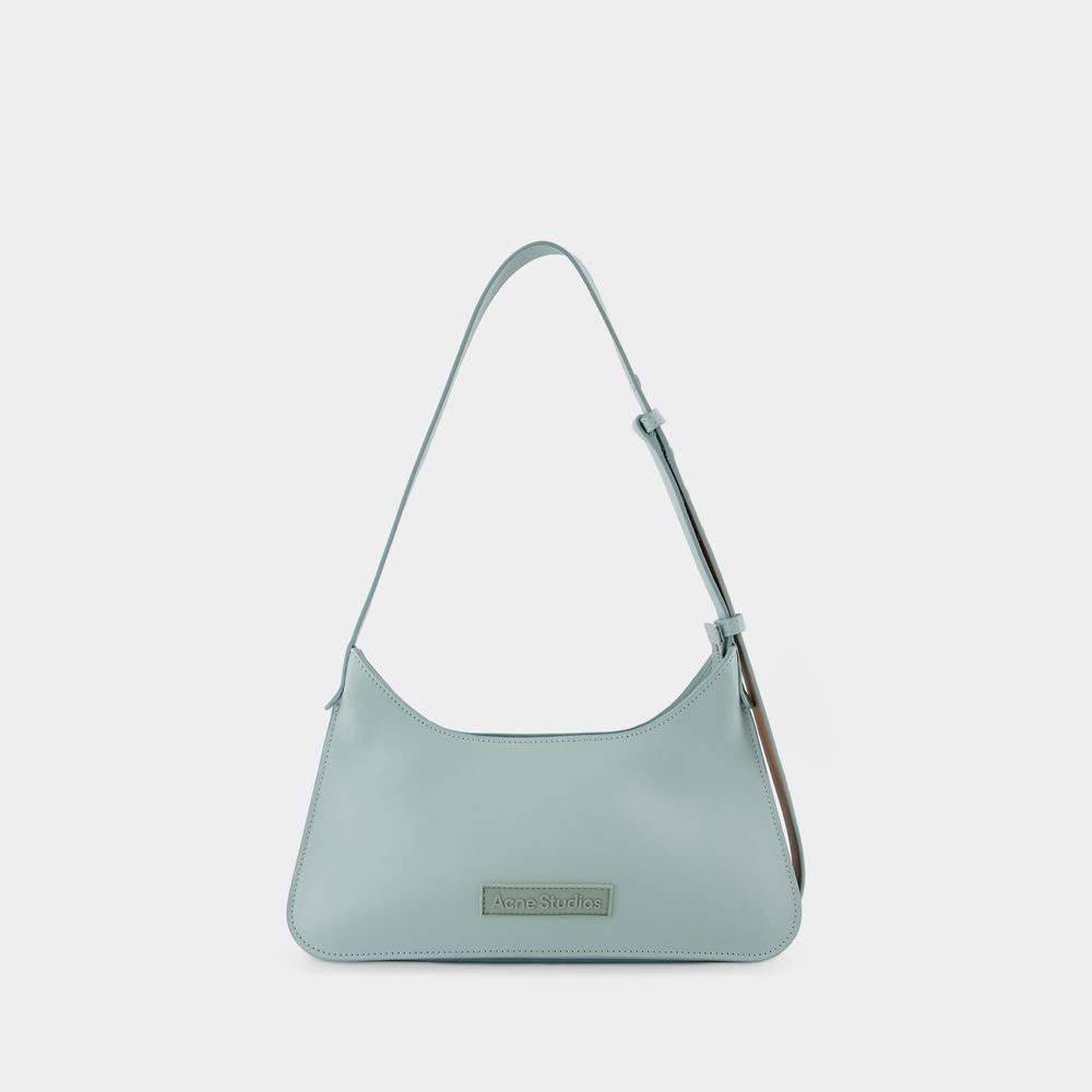Shop Acne Studios Platt Mini Handbag -  - Light Blue - Leather