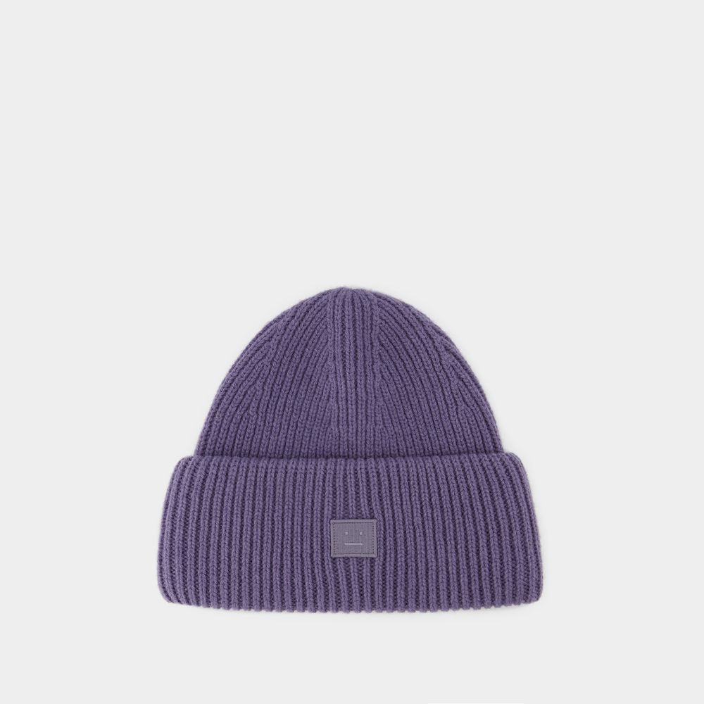 bonnet fn-ux - acne studios - laine - violet