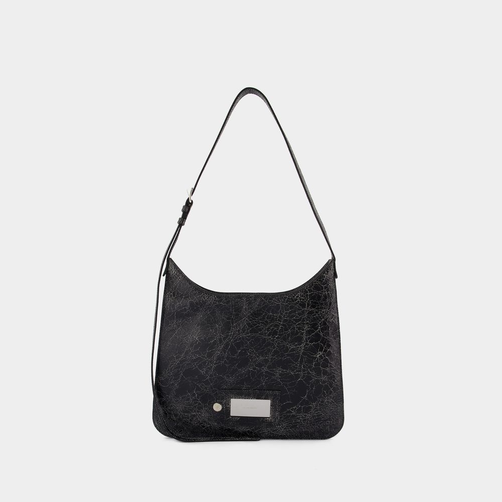 Acne Studios Sac Porté Épaule Platt -  - Cuir - Noir In Black