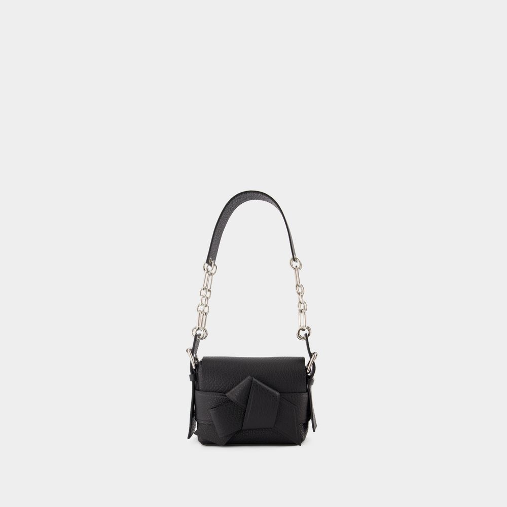 Shop Acne Studios Musubi Shoulder Bag -  - Leather - Black