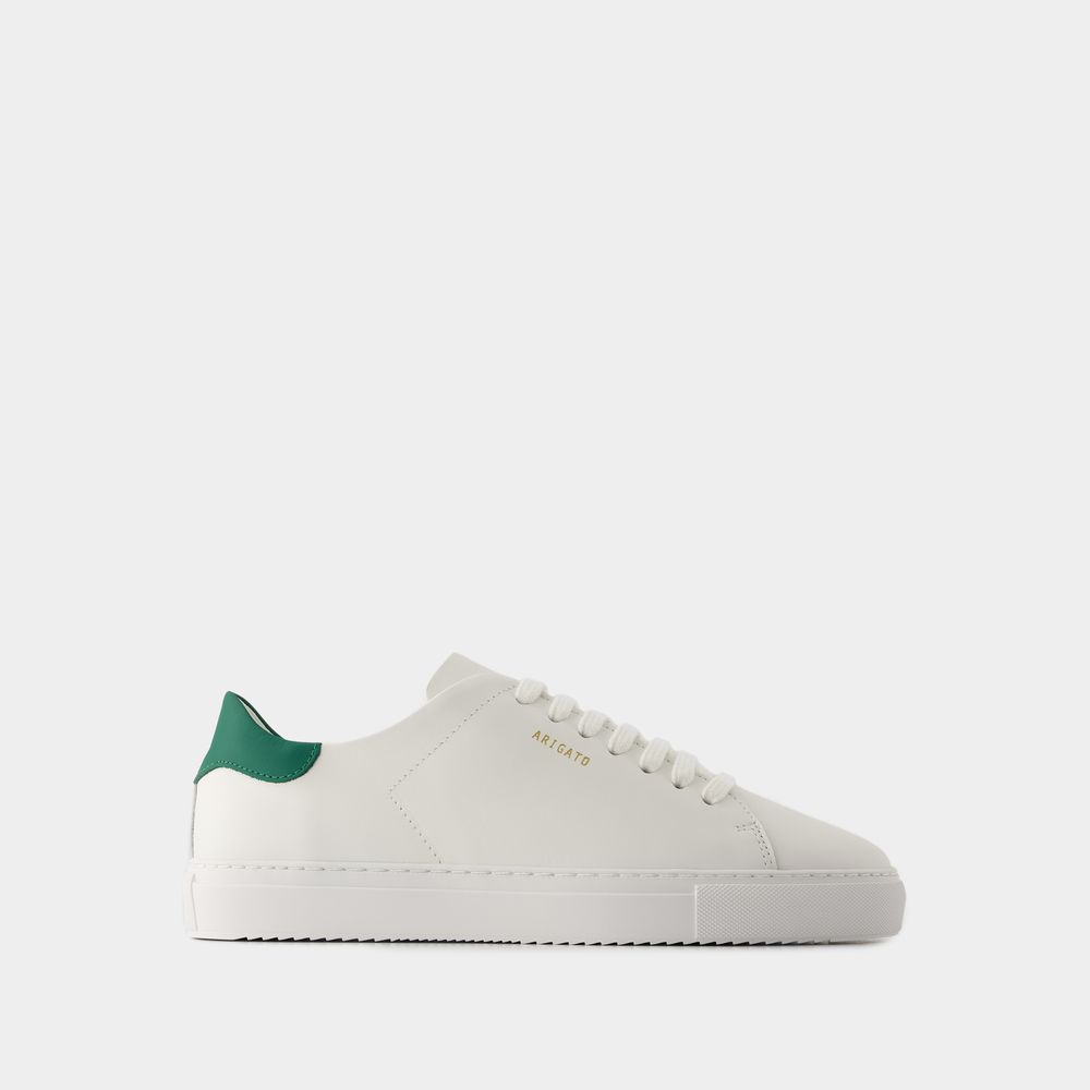 Axel Arigato Clean 90 Sneakers -  - Leather - White/green